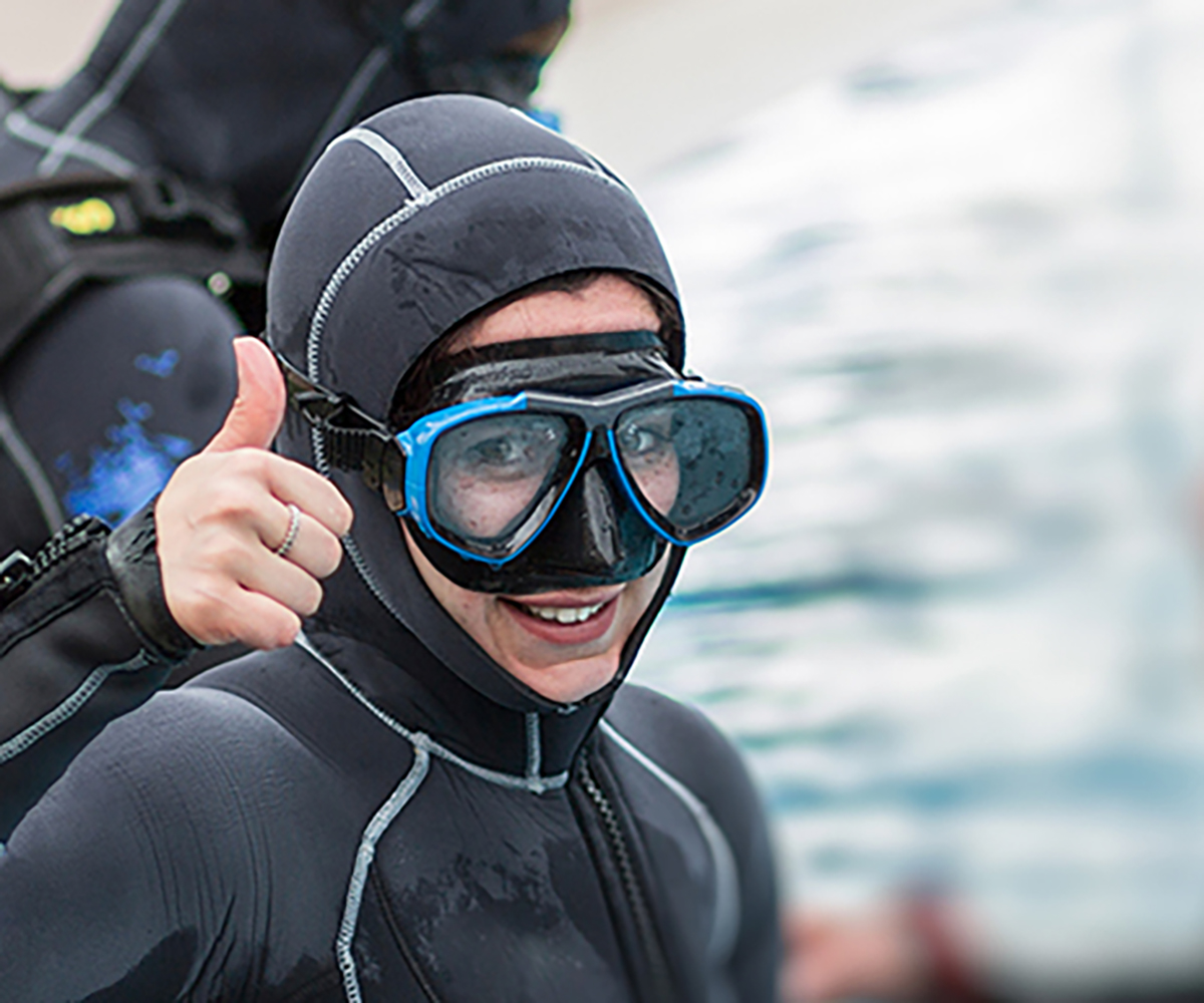 How to choose a dive mask with prescription lenses or vision correction